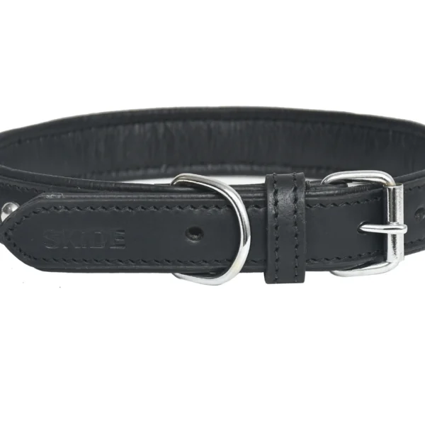 Dark brown leather dog collar - A8 - Image 4