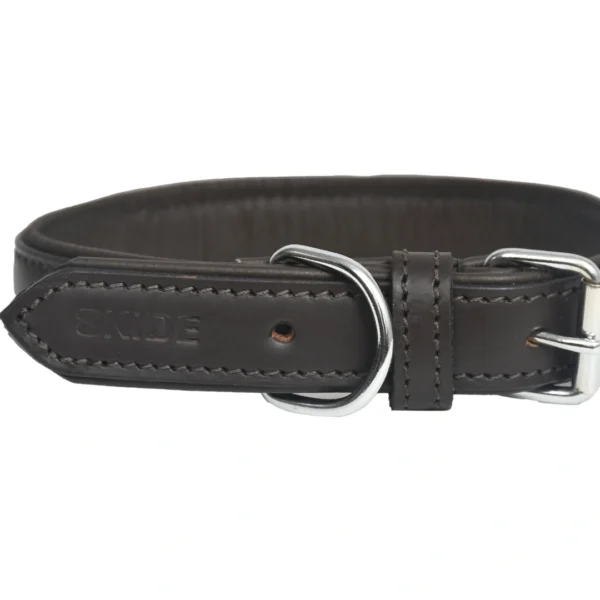 Dark brown leather dog collar - A3 - Image 4