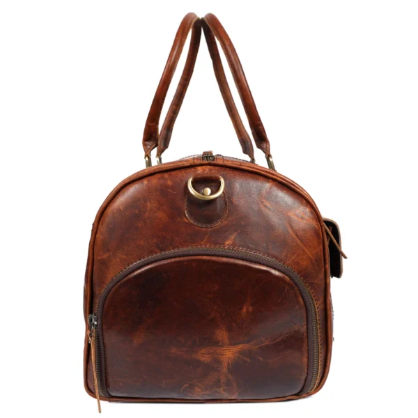 Heritage Weekender Duffel – Deep Mahogany - Image 7
