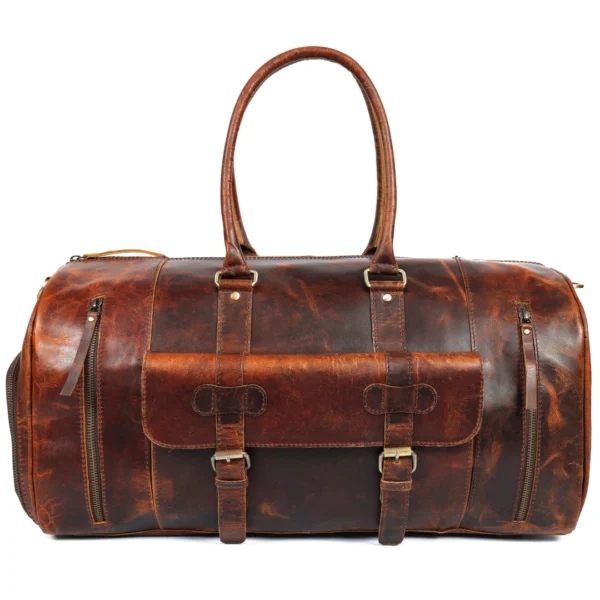 Heritage Leather Backpack – Vintage Brown B3