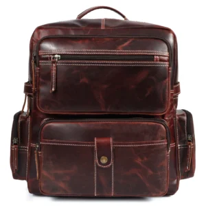 Heritage Leather Backpack – Vintage Brown B8